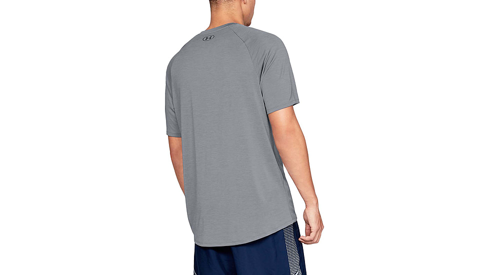 Under Armour UA Tech 2.0 V-Neck T-Shirt - Mens, Steel, X-Large, 1328190035XL