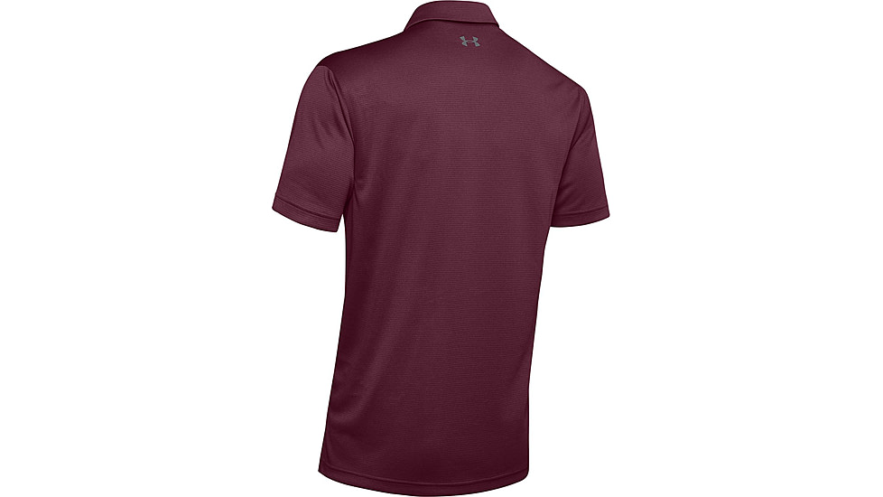 Under Armour UA Tech Golf Polo Shirt - Mens, Medium, Maroon, 1290140609MD
