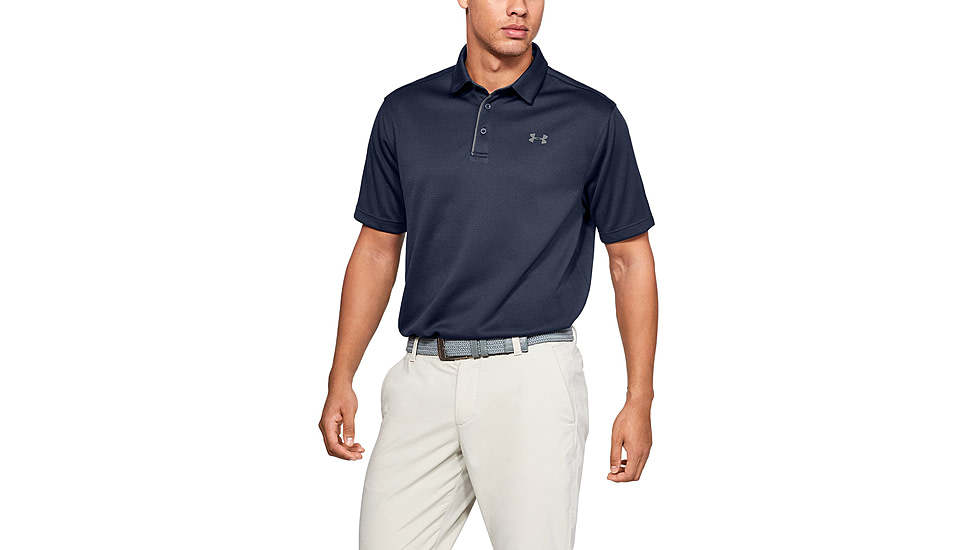 Under Armour UA Tech Polo - Mens, Midnight Navy, 2X-Large, 12901404102X