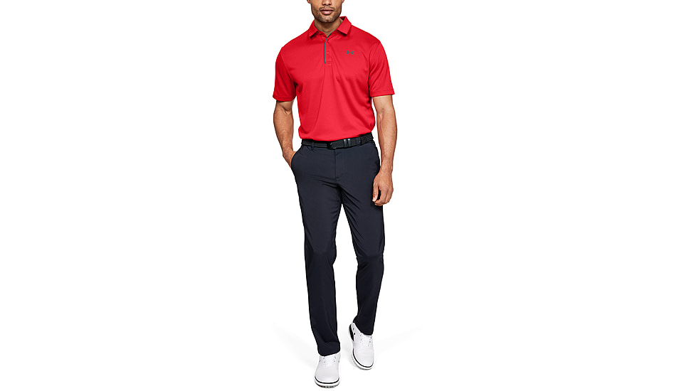 Under Armour UA Tech Polo - Mens, Red, 2X-Large, 12901406002X