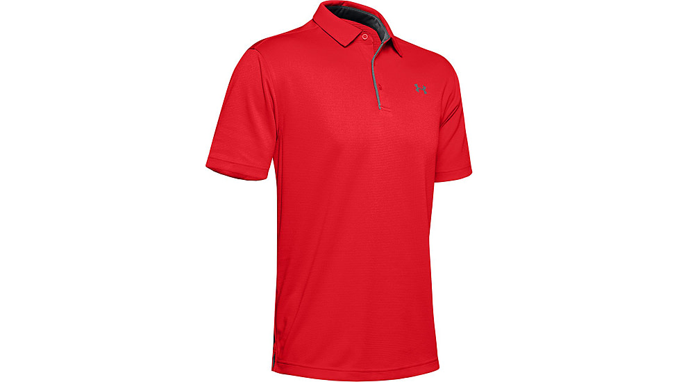 Under Armour UA Tech Polo - Mens, Red, 2X-Large, 12901406002X