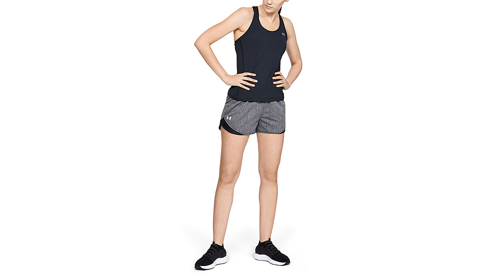 Under Armour Womens Ua Play Up Shorts 3.0 Twist, Black - 1349125001LG