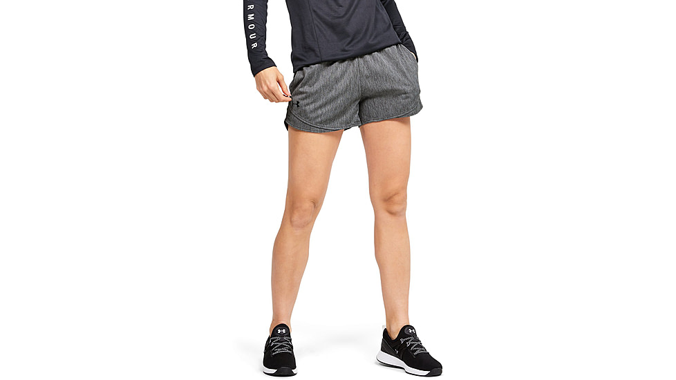 Under Armour Womens Ua Play Up Shorts 3.0 Twist, Jet Gray - 13491250102X