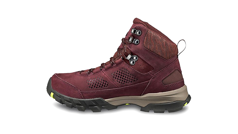 Vasque Talus AT Ultradry Hiking Shoes - Women's, Rum Raisin/Green Glow, 6.5, Medium, 07385M 065