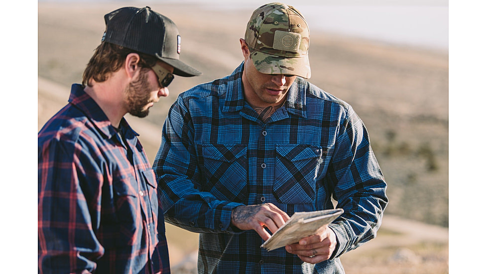 Vertx Canyon River Flannel - Mens, Blue Ridge Plaid, 2XL, F1 VTX1500 BLRP 2XL