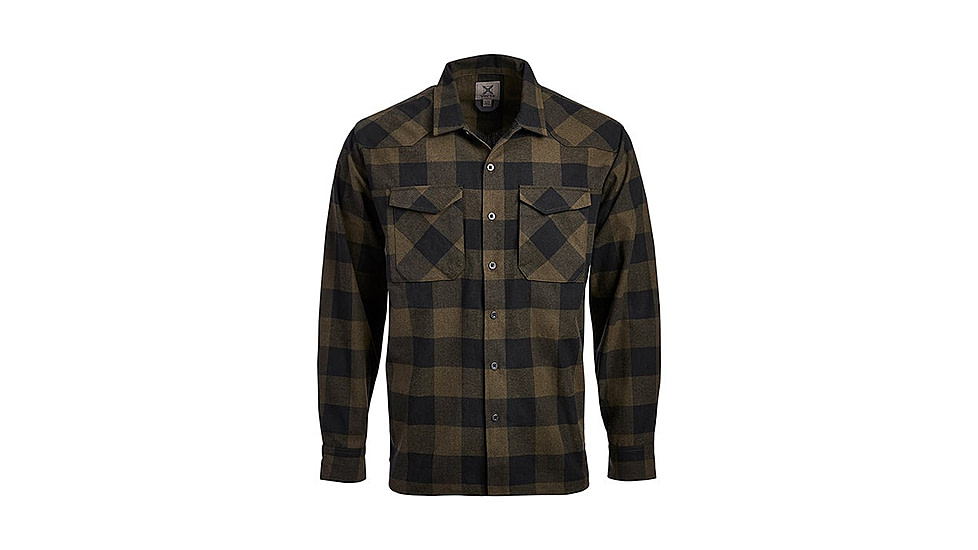 Vertx Canyon Valley Flannel - Mens, Marshland Plaid, Medium, F1 VTX1501 MSHP MEDIUM