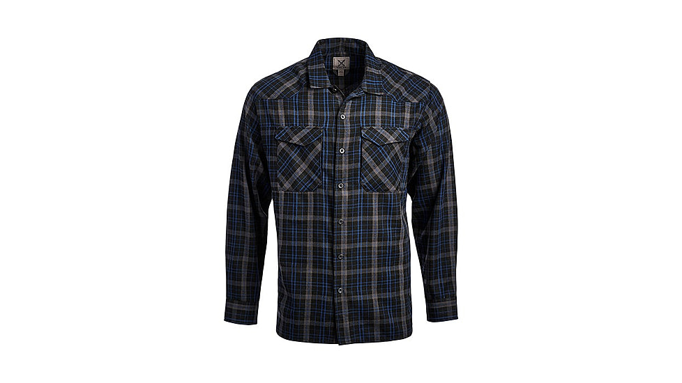 Vertx Canyon Valley Flannel - Mens, River Shade Plaid, Small, F1 VTX1501 RVSP SMALL