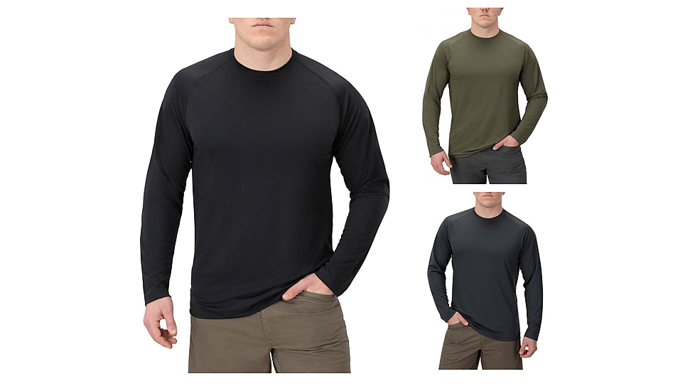 Vertx Full Guard Performance Long Sleeve Shirt - Mens, It'S Black, Ranger Green, Smoke Grey