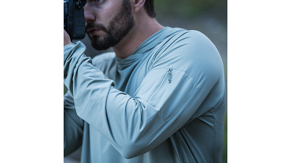 Vertx Full Sun Hoody - Mens, Batthle Ship Grey, Large, F1 VTX1530 BSG LARGE N/A