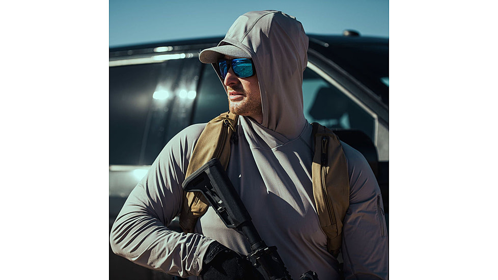 Vertx Full Sun Hoody - Mens, Batthle Ship Grey, Large, F1 VTX1530 BSG LARGE N/A