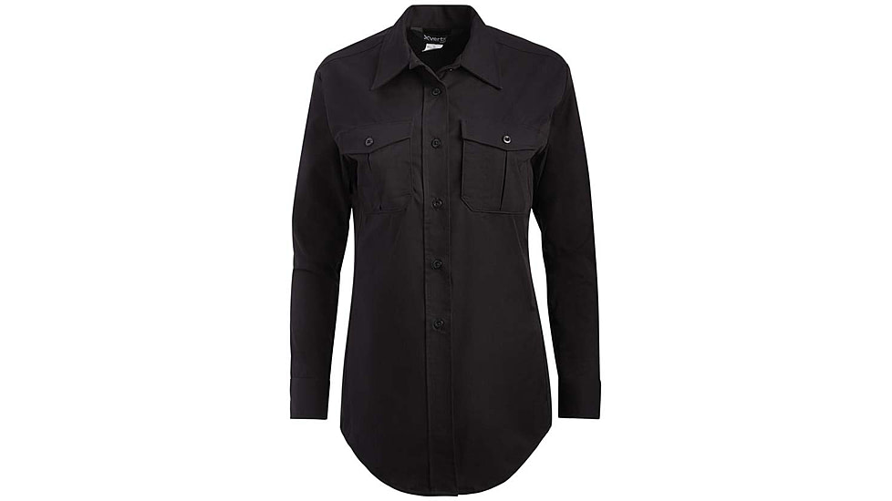 Vertx Fusion Flex Long Sleeve Shirt, Black - VTX8240WBK2XLLONG