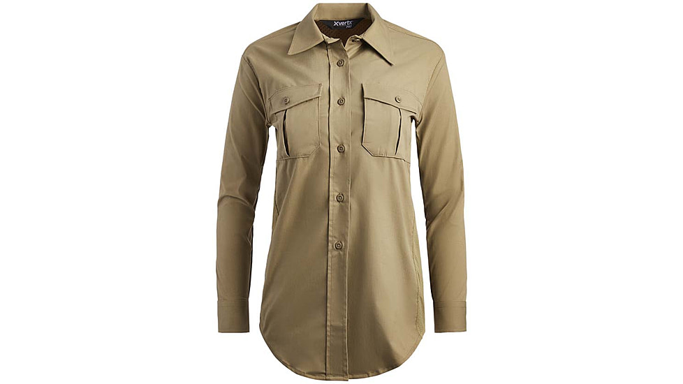 Vertx Fusion Flex Long Sleeve Shirt, Desert Tan - VTX8240WDTXSMREG