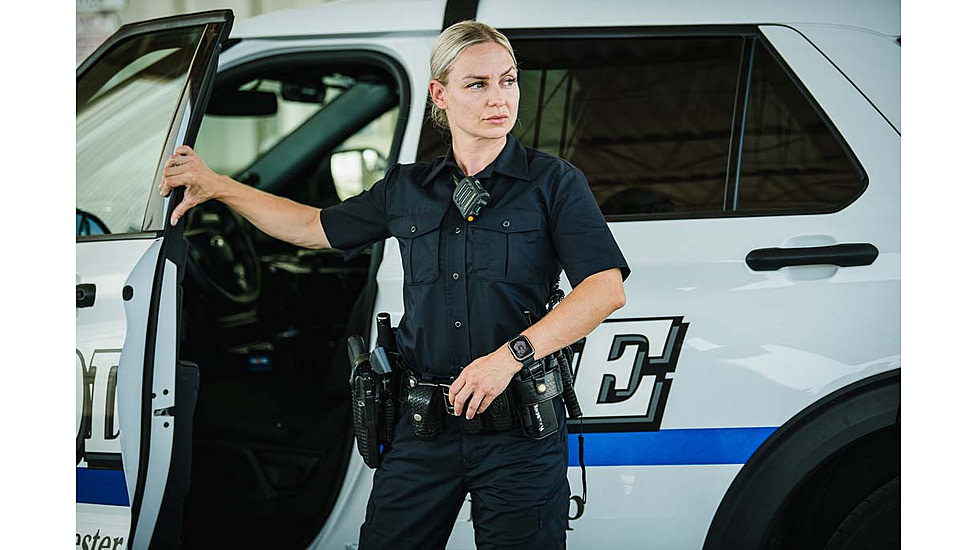 Vertx Fusion Flex Short Sleeve Shirt, Black - VTX8230WBK2XLNA