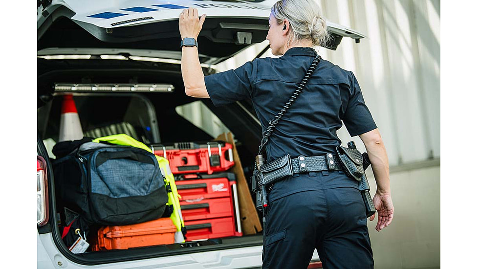 Vertx Fusion Flex Short Sleeve Shirt, Black - VTX8230WBK2XLNA