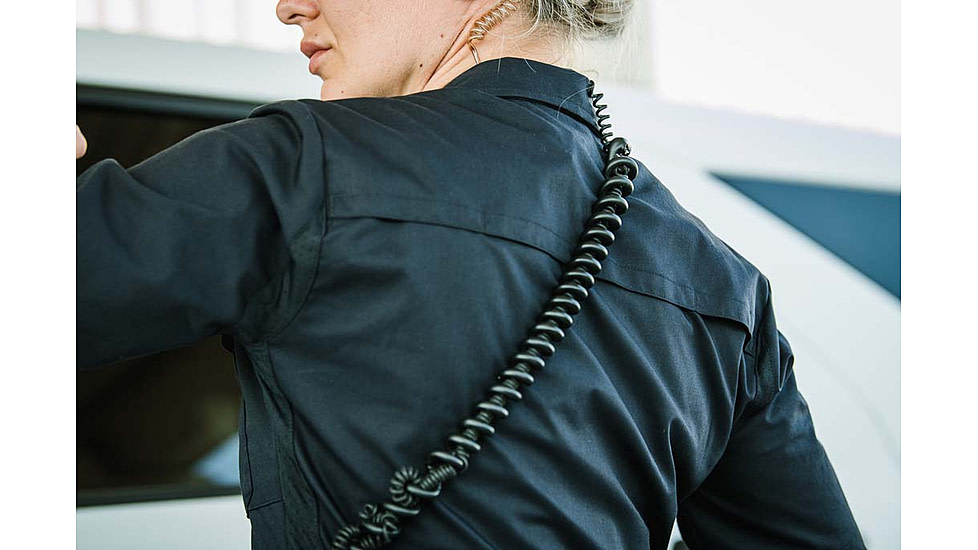 Vertx Fusion Flex Short Sleeve Shirt, Black - VTX8230WBK2XLNA