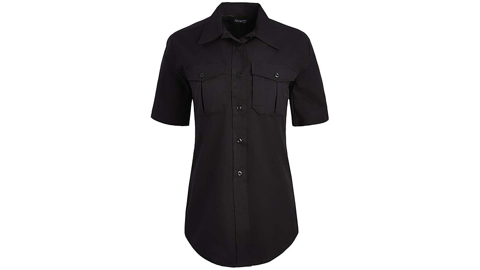 Vertx Fusion Flex Short Sleeve Shirt, Black - VTX8230WBK2XLNA