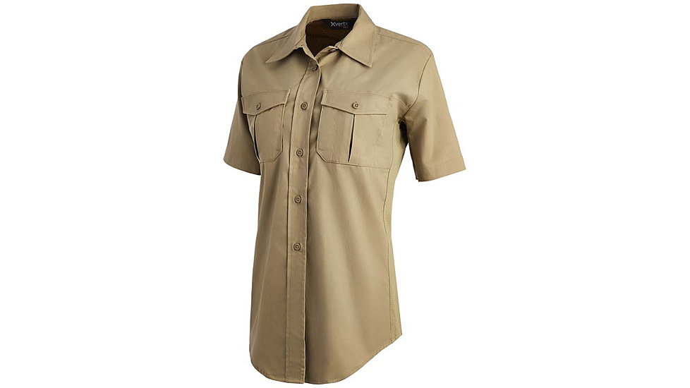 Vertx Fusion Flex Short Sleeve Shirt, Desert Tan - VTX8230WDTXSMALLNA