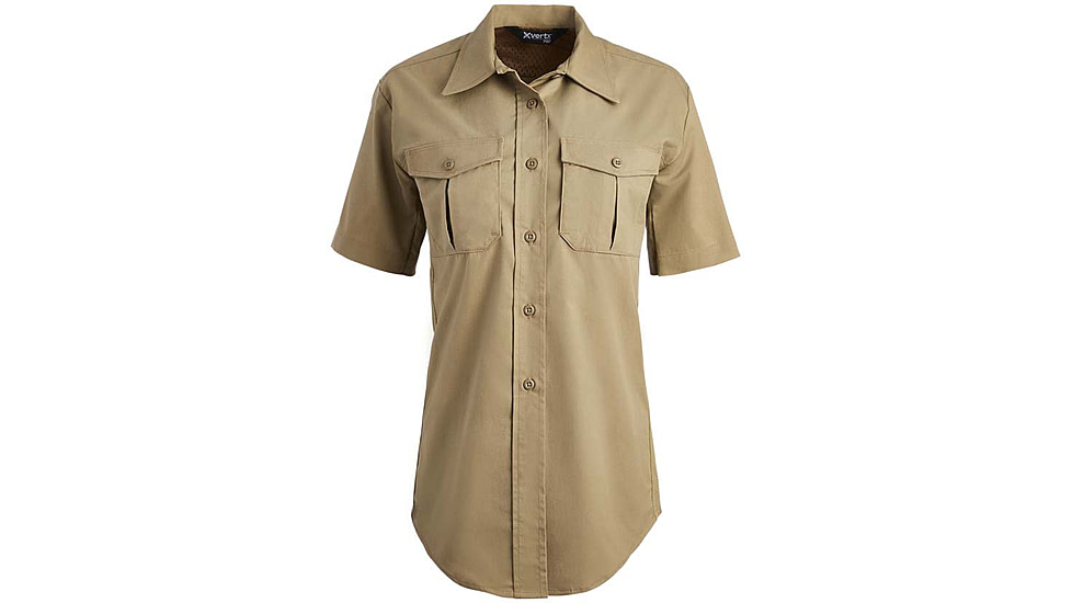 Vertx Fusion Flex Short Sleeve Shirt, Desert Tan - VTX8230WDTXSMALLNA