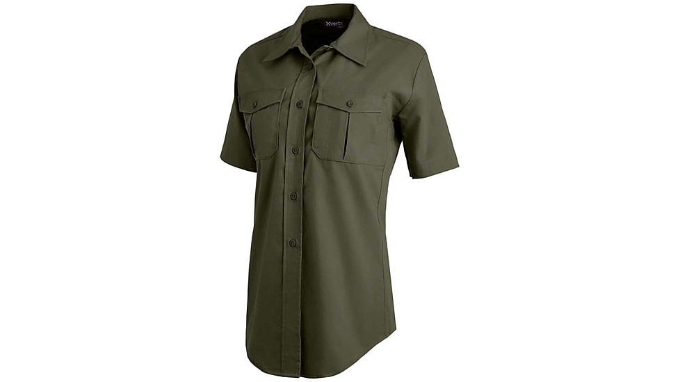 Vertx Fusion Flex Short Sleeve Shirt, Od Green - VTX8230WODXSMALLNA
