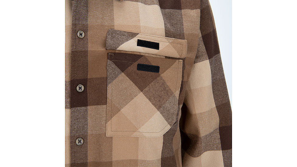 Vertx Last Line Flannel - Mens, Barren, Medium, 1522 BAR MEDIUM