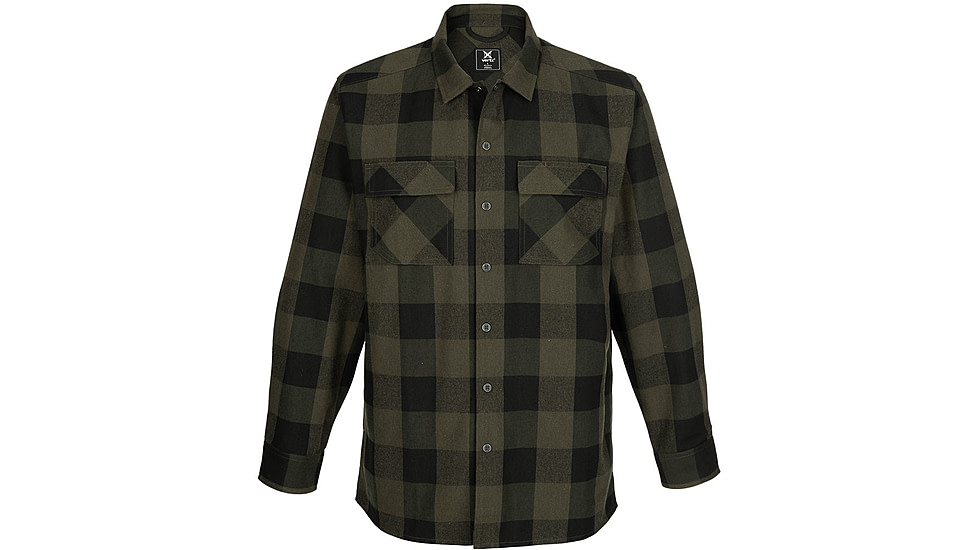 Vertx Last Line Stretch Flannel - Mens, Marshland Plaid, Large, F1 VTX1535 MSHP LARGE N/A