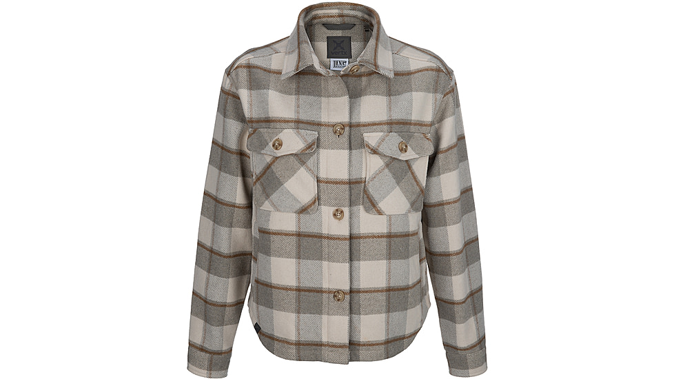 Vertx Lena Long Sleeve Shirt Jacket - Womens, River Stone Plaid, Large, F1 VTX7039 RVSTP LARGE N/A