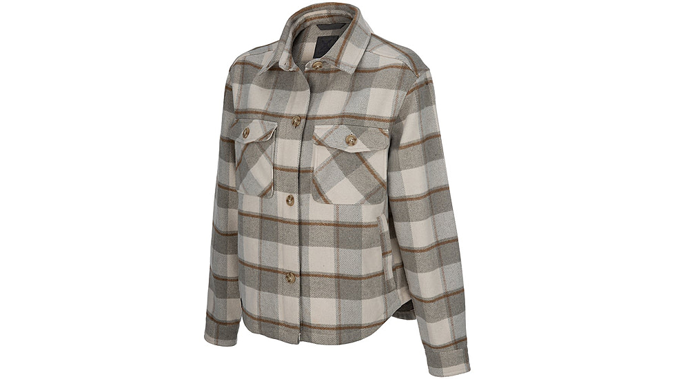 Vertx Lena Long Sleeve Shirt Jacket - Womens, River Stone Plaid, Large, F1 VTX7039 RVSTP LARGE N/A