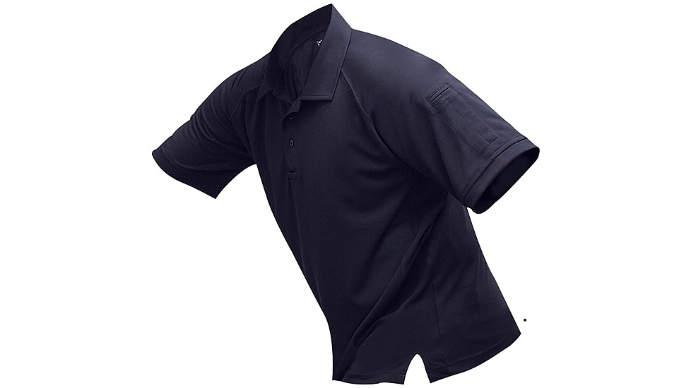 Vertx Men's Coldblack Short Sleeve Polo Shirt, Navy, Size Extra Small VTX4000NVP-XSMALL