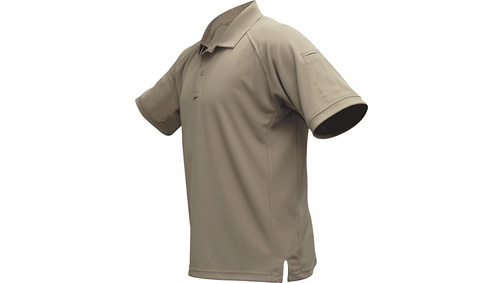 Vertx Coldblack Short Sleeve Polo - Men's, Extra Large, Long, Tan, F1 VTX4000PT TN XLARGE