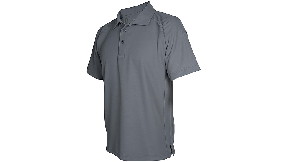 Vertx Mens S/S coldblackR Polo W Pencil Pocket, Grey, 2XL VTX4000GYP-2XL