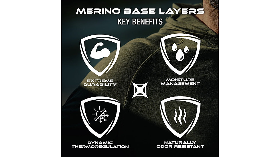 Vertx Merino Base Layer Pant - Mens, 2XL, VTX1705RGN2XLNA