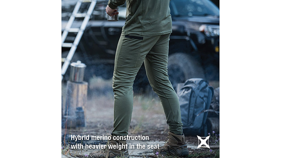 Vertx Merino Base Layer Pant - Mens, 2XL, VTX1705RGN2XLNA