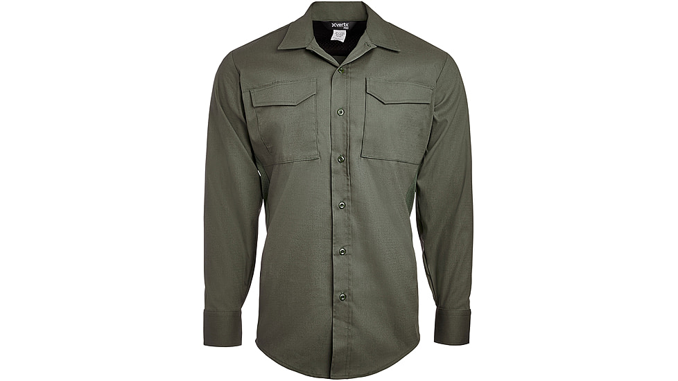 Vertx Phantom Flex Long Sleeve Shirt - Men's, OD Green, 2XL/Regular, F1 VTX8121 OD 2XL REG