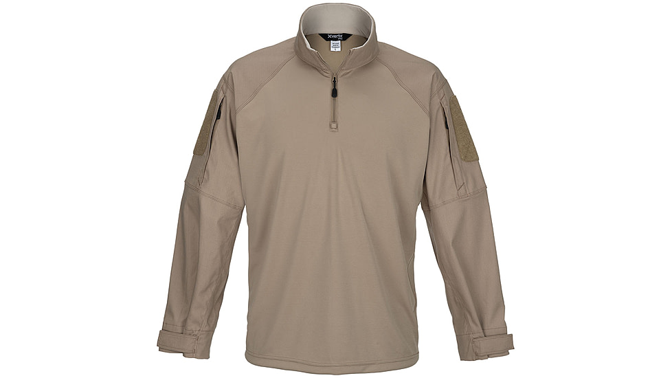 Vertx Recon Flex Combat Shirt - Long Sleeve - Mens, Desert Tan, 2Xl Long, F1 VTX1910 DT 2XL LONG