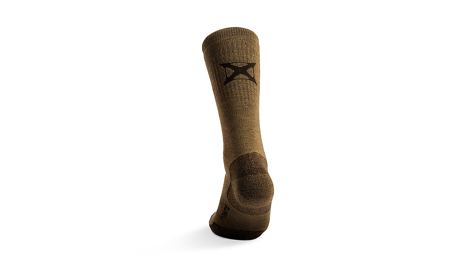 Vertx VaporCore 10in Medium Crew Sock - Mens, Dark Earth, Extra Large, 9111 DET XLARGE