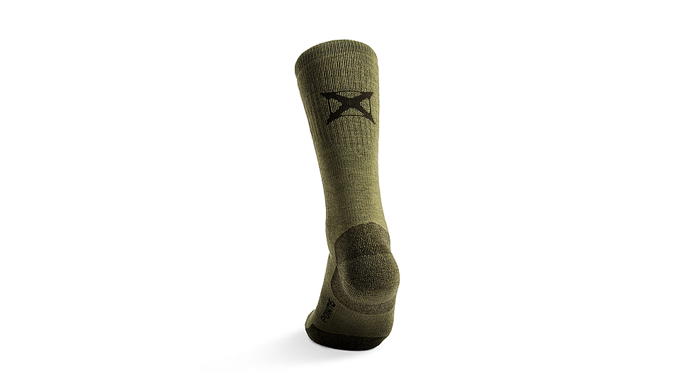 Vertx VaporCore 10in Medium Crew Sock - Mens, Ranger Green, Extra Large, 9111 RGN XLARGE