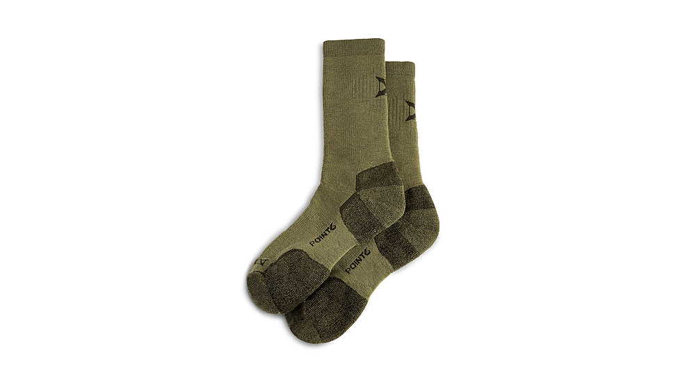 Vertx VaporCore 10in Medium Crew Sock - Mens, Ranger Green, Extra Large, 9111 RGN XLARGE