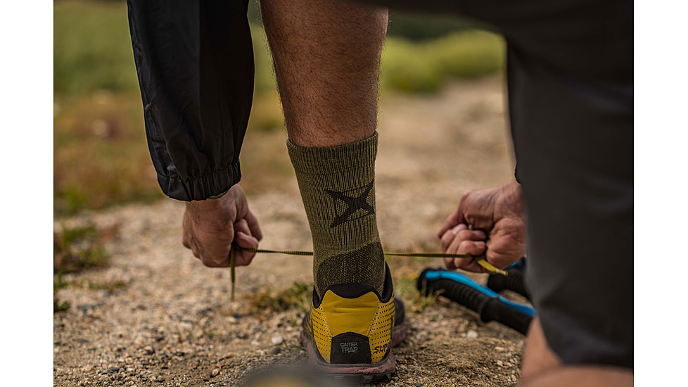 Vertx VaporCore 10in Medium Crew Sock - Mens, Ranger Green, Extra Large, 9111 RGN XLARGE