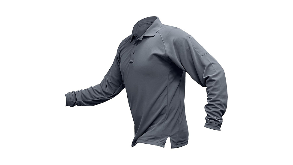 Vertx Womens Coldback Long Sleeve Polo, Grey, SMALL F1 VTX4030P GY SMALL