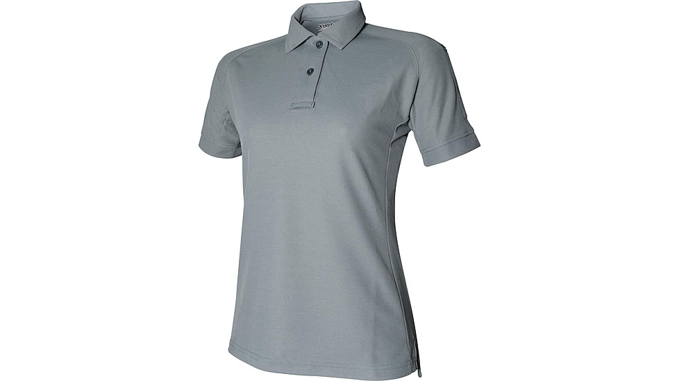 Vertx Womens Coldback Short Sleeve Polo, Grey, SMALL F1 VTX4010P GY SMALL