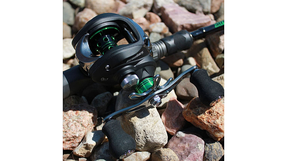 Vexan StrikeBack Rod &amp; Reel Combos, 10 in, 7 ft, Medium Action, 3000 Spinning, Black/Green, 42-41JG-5MCO