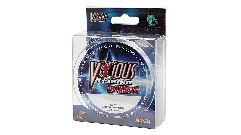Vicious Ultimate Mono 8lb 330yd Clear/Blue, VCB8