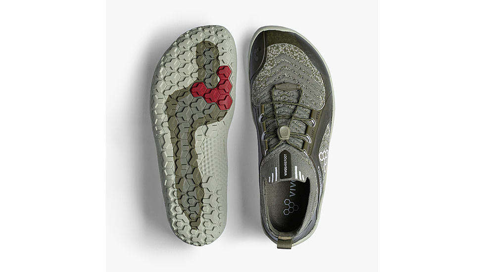 Vivobarefoot Primus Trail Knit FG - Mens, Forest Green, 43, 309099-1543