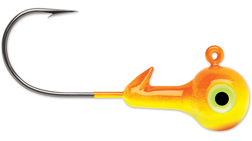 VMC Hard Ball Jig, Chartreuse Orange, 1/8oz, HBJ18-CO