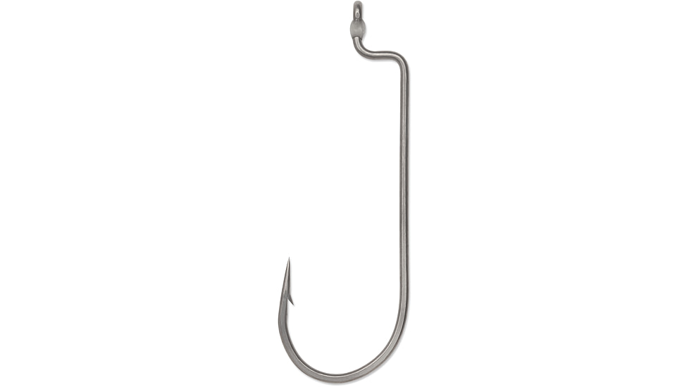 VMC RedLine Hybrid Worm Hook with a P.T.F.E. Coating, 5 per Pack, #3/0, RSHWM#3/0NTPP