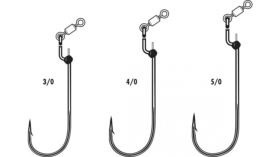 VMC RedLine Series Swivel Fluke Jig, 4, PTFE, RSSFL#4/0NTPP
