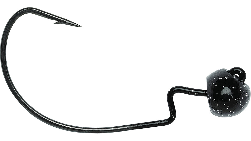 VMC Rugby Jig 3/0Sz 1/4 oz Black 4Pc, RJ14-BK