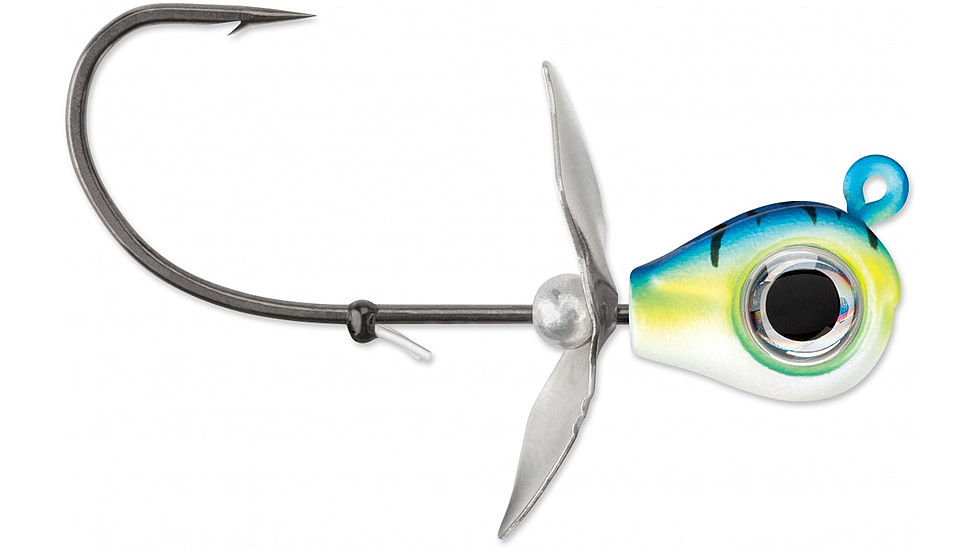 VMC Snitch Jig, 3/16 oz, Blue Fire UV, SNTCHJ316BFU