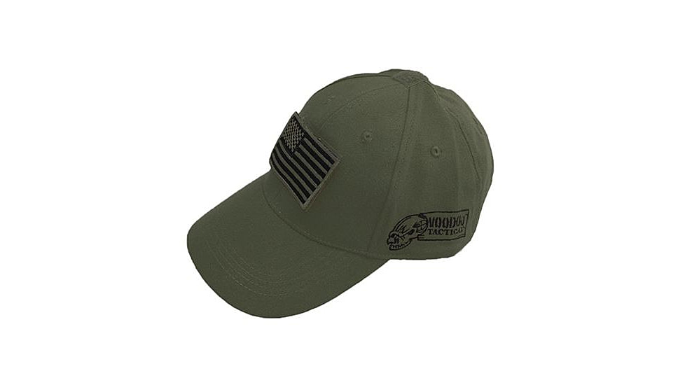Voodoo Tactical Caps w/Removable Flag Patch - Mens, OD Green, One Size, 20-9351004000