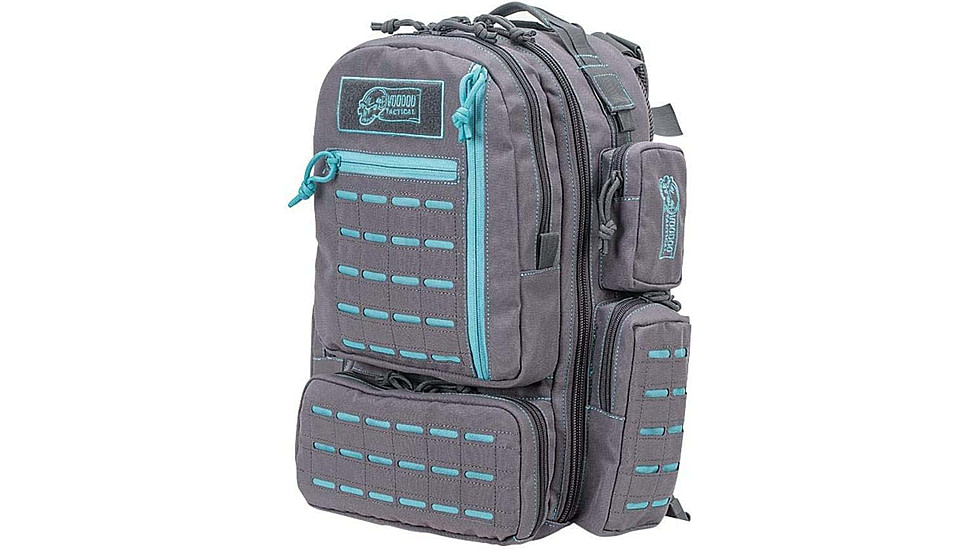Voodoo Tactical Mini Tobago Pack w/Die Cut MOLLE, Gray/Teal, 15-0058161000